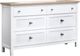 Magnussen Home® Windmill Harbour Sand/White Whisp Double Drawer Dresser-0