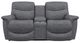 La-Z-Boy® James Midnight Manual Reclining Loveseat with Console-1