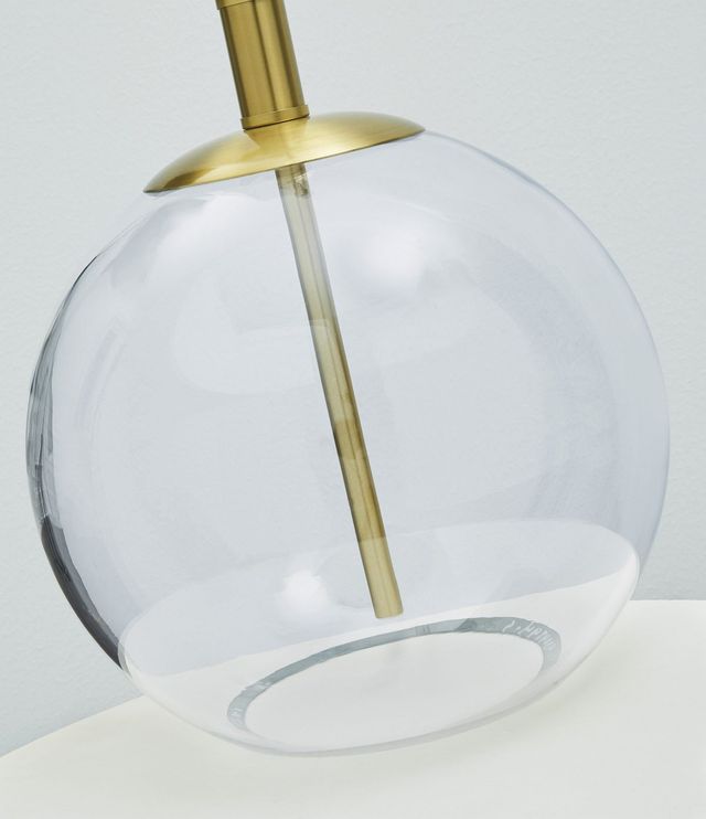 Signature Design by Ashley® Samder Brass Table Lamp-1