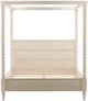 Dovetail Furniture Marcellina Whitewash King Poster Bed-2