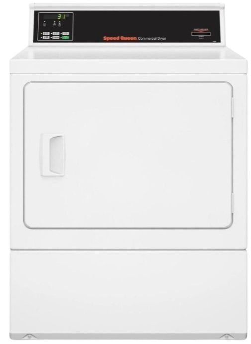 Speed Queen® Commercial 7.0 Cu. Ft. White Commercial Gas Dryer-0