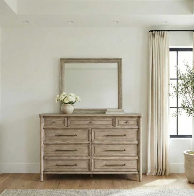 Liberty Furniture Rochelle Park Smokey Taupe Dresser and Mirror-1