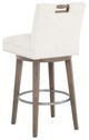 Fairfield® Customizable Entree Dining Pull Short Back Swivel Bar Stool-3