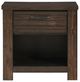 Mazin Furniture Longview Dark Brown Nightstand-1
