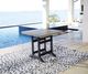 Signature Design by Ashley® Fairen Trail Driftwood Outdoor Counter Height Dining Table with Black Base-3