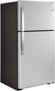 GE® 33" 21.9 Cu. Ft. Stainless Steel Top Freezer Refrigerator-4