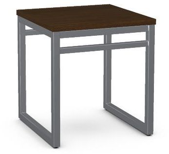 Amisco Customizable Crawford Walnut Veneer End Table-0