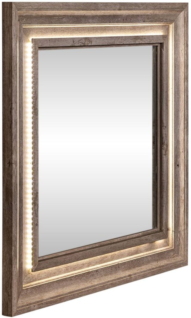 Liberty Furniture Horizons Graystone Lighted Mirror-1