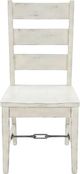 Sunny Designs™ Marina White Sand Ladderback Dining Chair with Turnbuckle-2