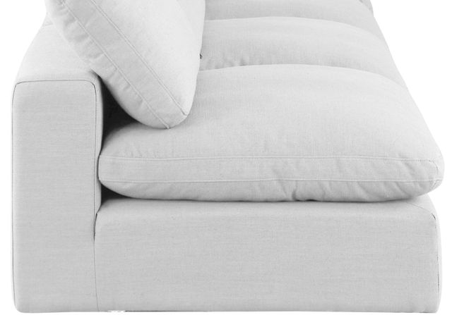 Meridian Furniture Comfy 4-Piece White Armless Modular Sofa-3