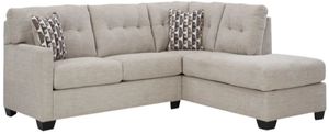 Signature Design by Ashley® Mahoney 2-Piece Pebble Right-Arm Facing Sectional with Chaise