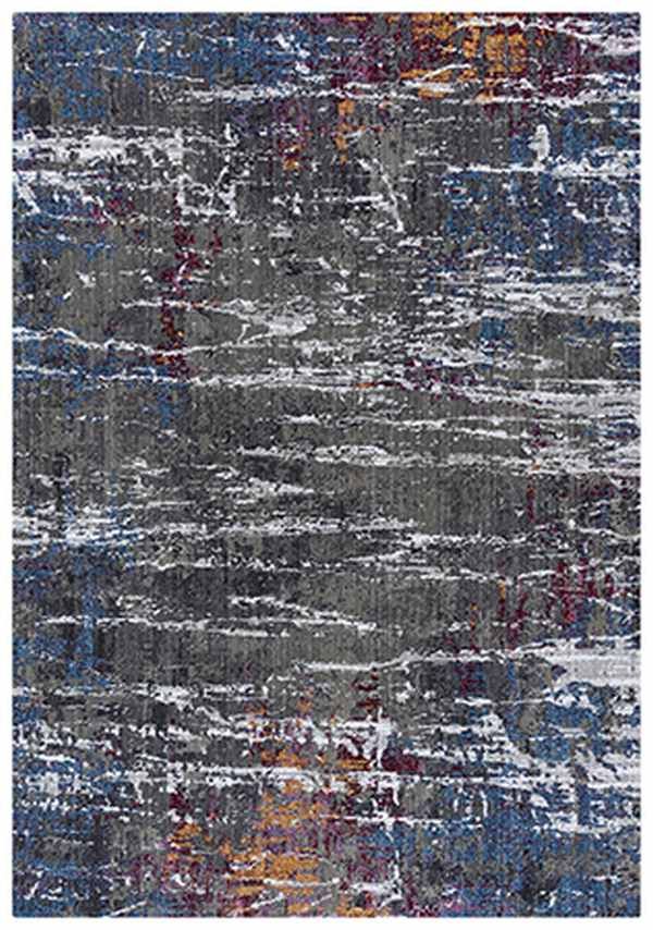 Rizzy Home Signature Gray 5'x8' Rectangular Rug-0