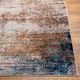 Surya Jefferson Blue/Brown/Taupe 4'x6' Area Rug-1