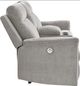 Signature Design by Ashley® Barnsana Ash Power Reclining Loveseat with Console-3