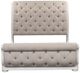 Liberty Furniture Magnolia Manor Antique White/Gray King Upholstered Sleigh Bed-2