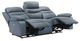 Homelegance® Hancock Blue Power Double Reclining Sofa-4