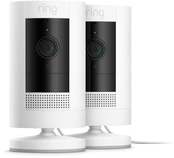 ring 2 Pack White Stick Up Camera Plug-In -0