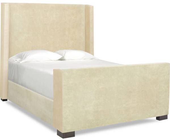 Parker Southern Dream Creations Beige Track Wing Bed with Footboard-0