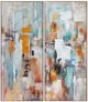 Crestview Collection Orange Theory 2-Piece Wall Art Set-0