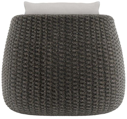 Bernhardt Sarene Bernhardt Exteriors Dark Thatch/White Fabric/Wicker Outdoor Chair-3
