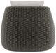 Bernhardt Sarene Bernhardt Exteriors Dark Thatch/White Fabric/Wicker Outdoor Chair-3