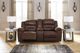 Signature Design by Ashley® Stoneland Chocolate Power Reclining Loveseat with Console-5