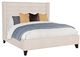 Century® Stocked Charbrown King Upholstered Panel Bed-0