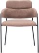 Zuo® Modern Marcel 2-Piece Black/Brown Dining Arm Chair Set-2