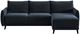 Luonto® Furniture Dolphin 2-Piece Black/Glamour Full XL Sleeper Sectional-2