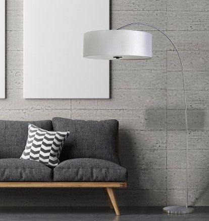 YHD Stainless Steel 22'' Incandescent Floor Lamp-1