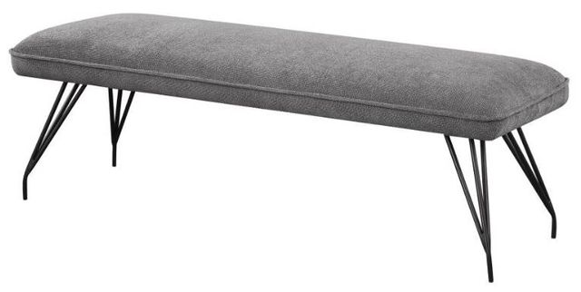 Coaster® Dodson Gray Upholstered Dining Bench-2