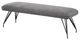 Coaster® Dodson Gray Upholstered Dining Bench-2