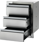 Napoleon Stainless Steel Triple Drawer-1