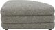 Moe's Home Collection Lowtide Stone Tweed Curved Ottoman-1