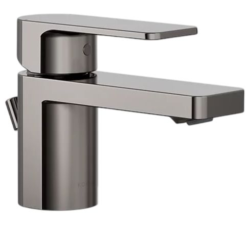 KOHLER® Parallel® Vibrant Titanium 1.0 GM Low Single-Handle Bathroom Sink Faucet-0