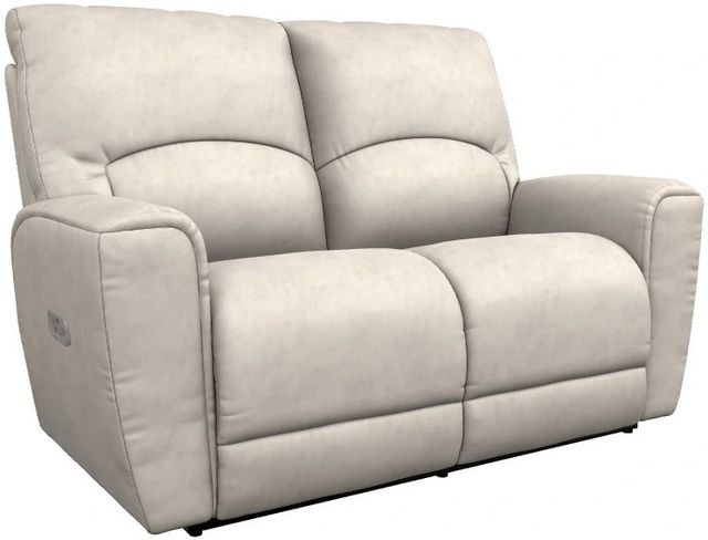 La-Z-Boy® Cassian Oyster Power Reclining Loveseat with Headrest and Lumbar-0