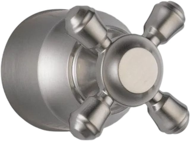 Delta Cassidy® Stainless Transfer Valve Metal Cross Handle Kit-0