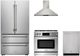 Thor Kitchen® 4 Piece Stainless Steel Gas Kitchen Package-0