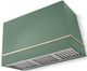 AGA Loge 48" Mineral Green Wall Mounted Range Hood  with Polished Brass Trim-0