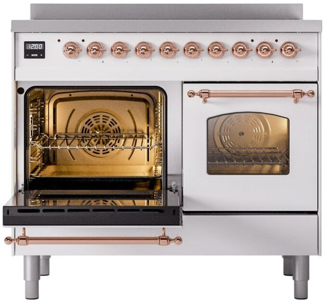 Ilve® Nostalgie II Series 40" White Pro Style Induction Range-2