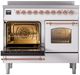 Ilve® Nostalgie II Series 40" White Pro Style Induction Range-2