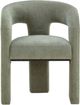 TOV Furniture Malone Green Chenille Dining Chair-2