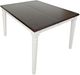 Jofran Inc. Orchard Park Brown Counter Table with Light Gray Base-3