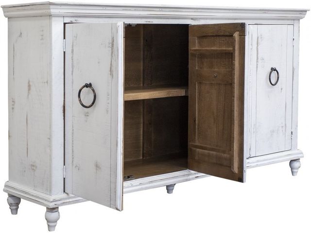 International Furniture Direct Capri White Console-3