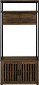 Coaster® Quincy Black/Dark Pine Hall Tree-1
