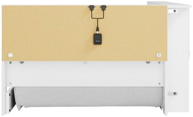 Signature Design by Ashley® Piperton White Youth Twin Storage Bookcase Bed-3