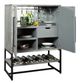 Howard Miller® Jamaica Inn Weathered Gray Wine and Bar Cabinet-3