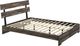 Crown Mark Atticus Brown King Panel Bed-2