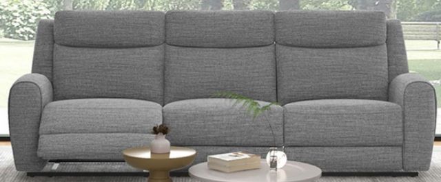 Furniture of America® Antonius Gray Manual Reclining Sofa-0