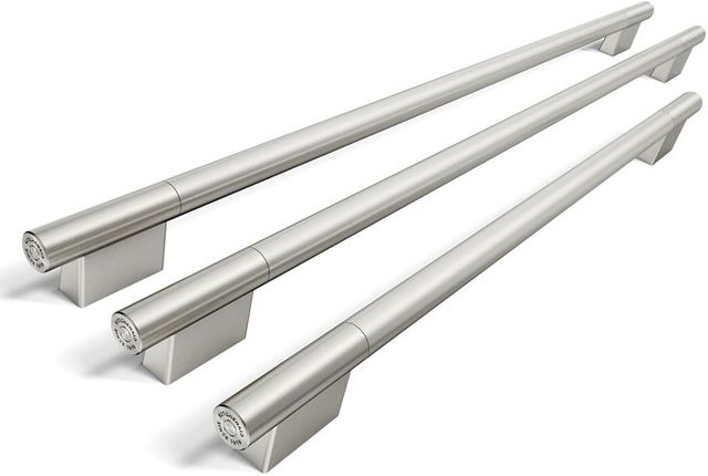 KitchenAid® 36" Monochromatic Stainless Steel Built-In French Door Bottom Mount Refrigerator Handle Kit-0